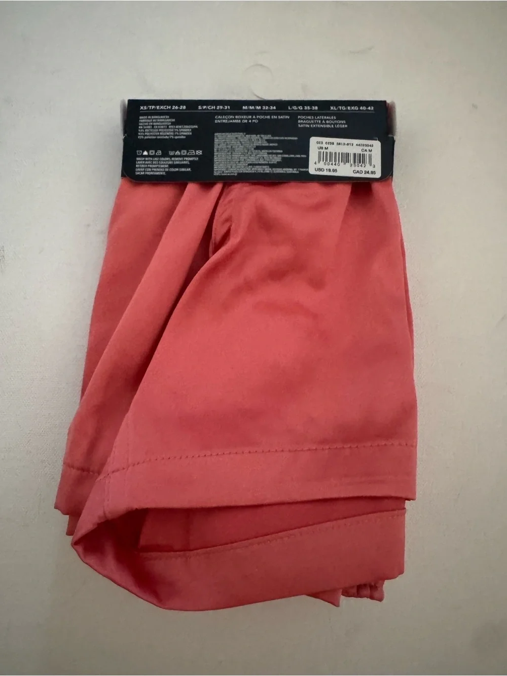 American Eagle Pocket Boxers Mens Medium Pink